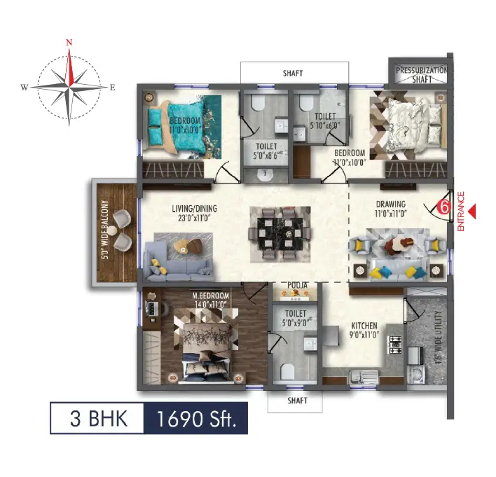 Tower A Unit Plan