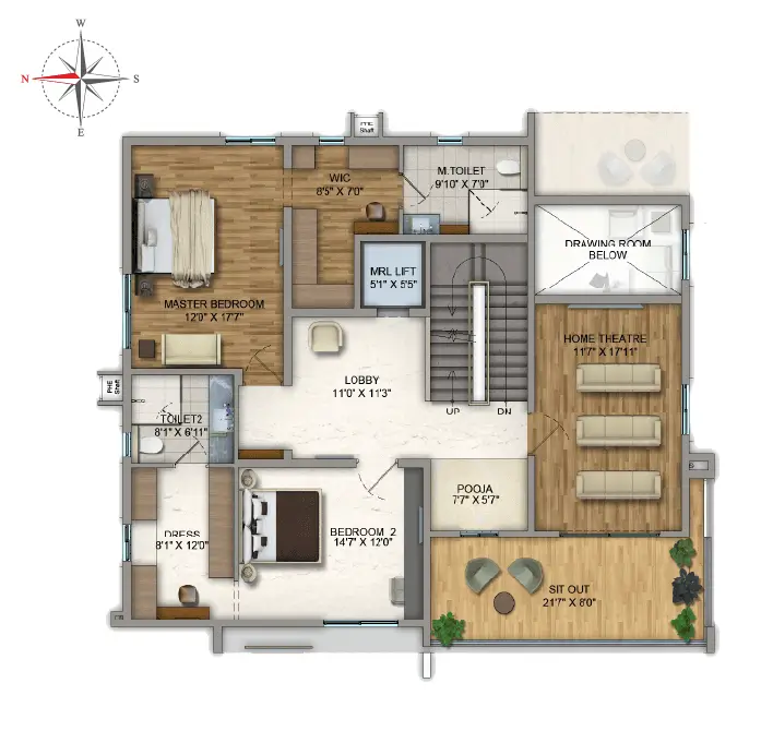East Villa Unit Plan